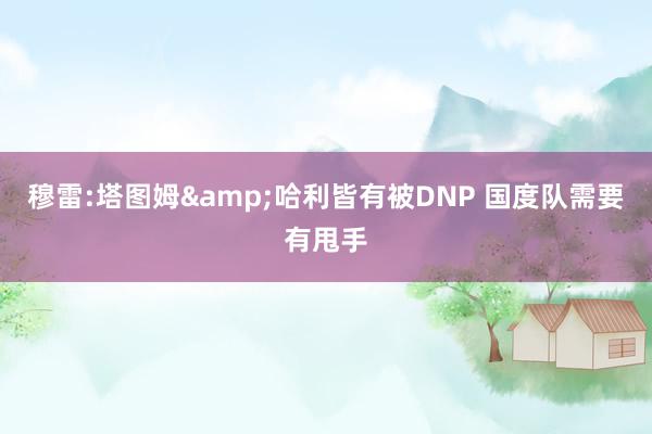 穆雷:塔图姆&哈利皆有被DNP 国度队需要有甩手